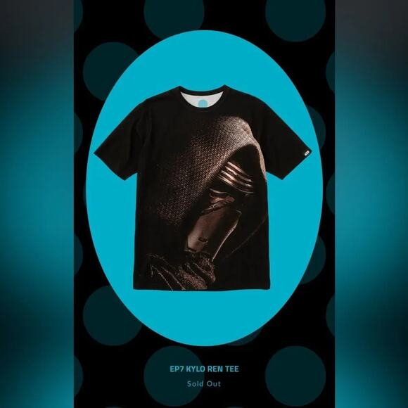 3125C presents Sith Store EP7 KYLO REN TEE Size M New with Tag MSRP $128 - Picture 4 of 7